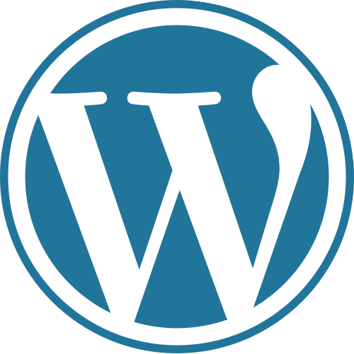 wordpress blue logo.svg